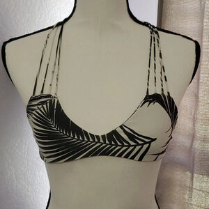 Mikoh Banyans Multi String Bikini Swim Top In Palm Leaf M
